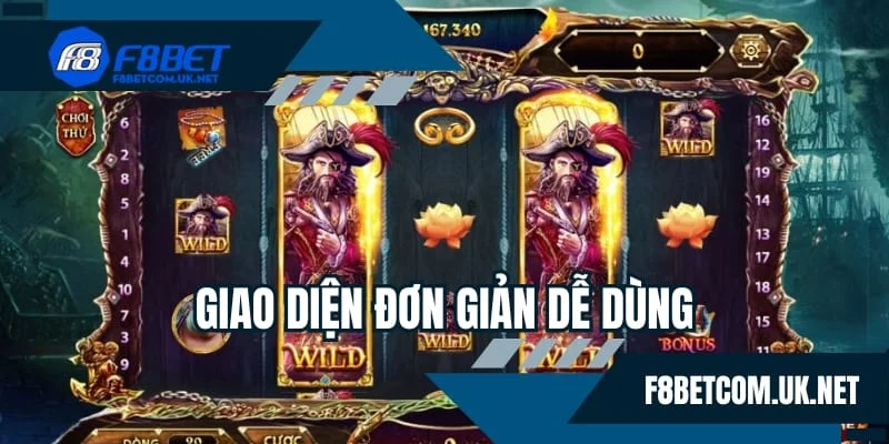 Giao diện tựa game đơn giản dễ dùng