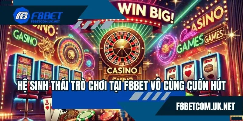 Hệ sinh thái trò chơi tại F8BET vô cùng cuốn hút