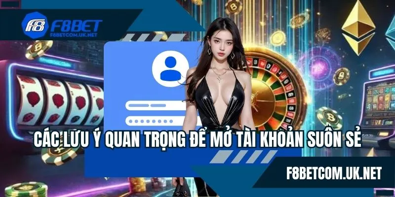 Các lưu ý quan trọng để mở tài khoản suôn sẻ